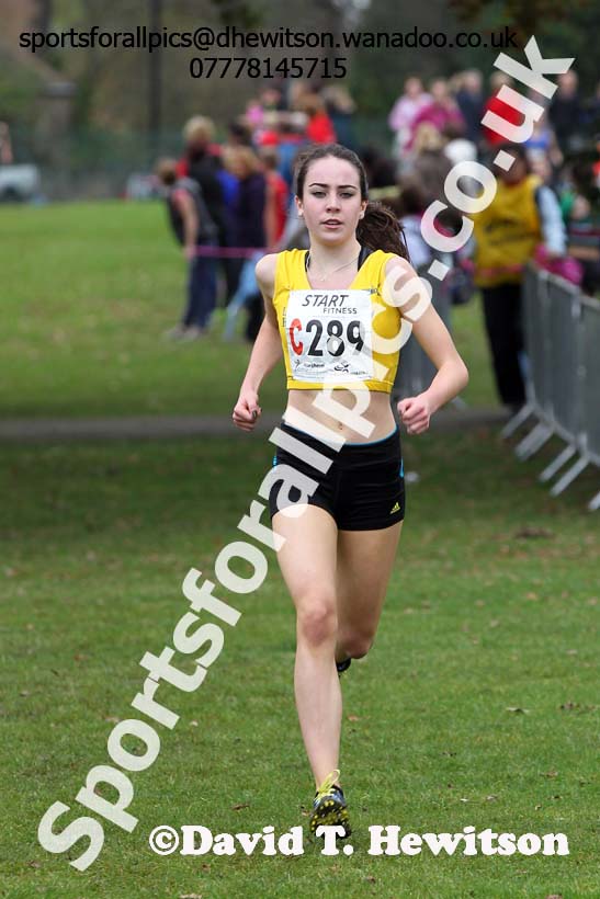 Under-15 girls Northern Cross Country Relays. Photo: David T. Hewitson/Sports for All Pics